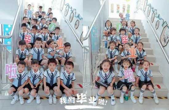 幼儿园“毕业照”走红，创意十足，网友：有钱人的仪式感