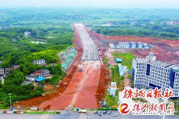 南洲新区1号道路基本成形 预计年底完工