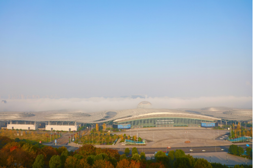 层林尽染阳光暖 来两江新区悦来打卡油画般美景