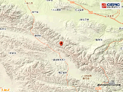 甘肃张掖市山丹县附近发生6.6级左右地震