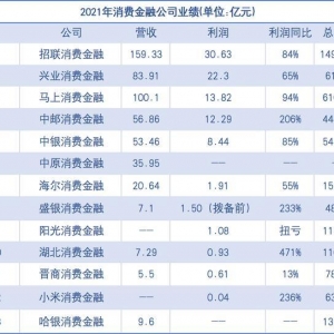 金融业务“暴利”？13家消费金融机构业绩出炉，4家机构净利超10亿，这家赚了30亿 ...