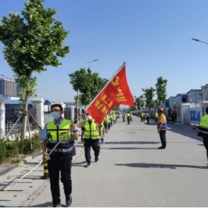 郑东新区龙湖办事处创新举措打造建设领域防疫新模式