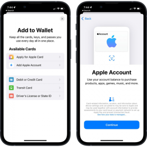 iOS 15.5 钱包 App 现已支持苹果账户卡
