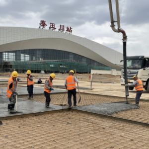 中兰客专新区南站综合枢纽集散广场项目9月底建成并投入使用 ...