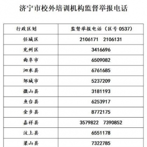 事关暑期校外培训 济宁教育部门发布温馨提醒