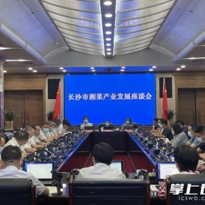 长沙市湘菜产业发展座谈会上，郑建新陈刚与企业家们聊了这些…… ...