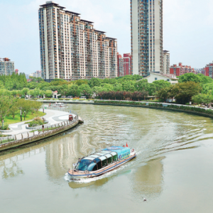 苏州河旅游水上航线开通试运营