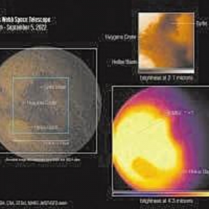 韦布望远镜发布首张火星照片：揭示了大气层的秘密