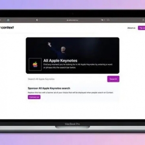 根据关键词搜索苹果发布会相关时刻，开发者创建 AI 网站 Context ... ...
