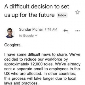 睡梦中收到裁员邮件！谷歌全球裁员1.2万，科技人才高薪时代即将结束？ ...