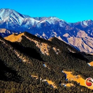 甘肃张掖：雪映青山 祁连美景入画来