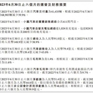 小鹏汽车上半年亏损超51亿元 预计三季度收入或同比增长32%