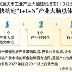 重庆加快构建“产业大脑+未来工厂”新生态 到2027年建设行业大脑和未来工厂各20个以上