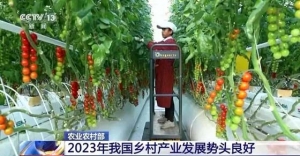 2023年我国乡村产业发展势头良好，农民收入比上年实际增长7.6%