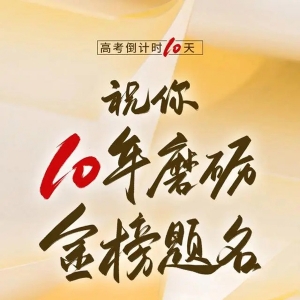 高考倒计时10天！