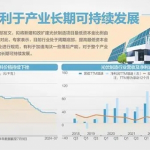 工信部就光伏制造行业规范条件等征言：新建和改扩建光伏制造项目最低资本金比例拟由20%提至30%